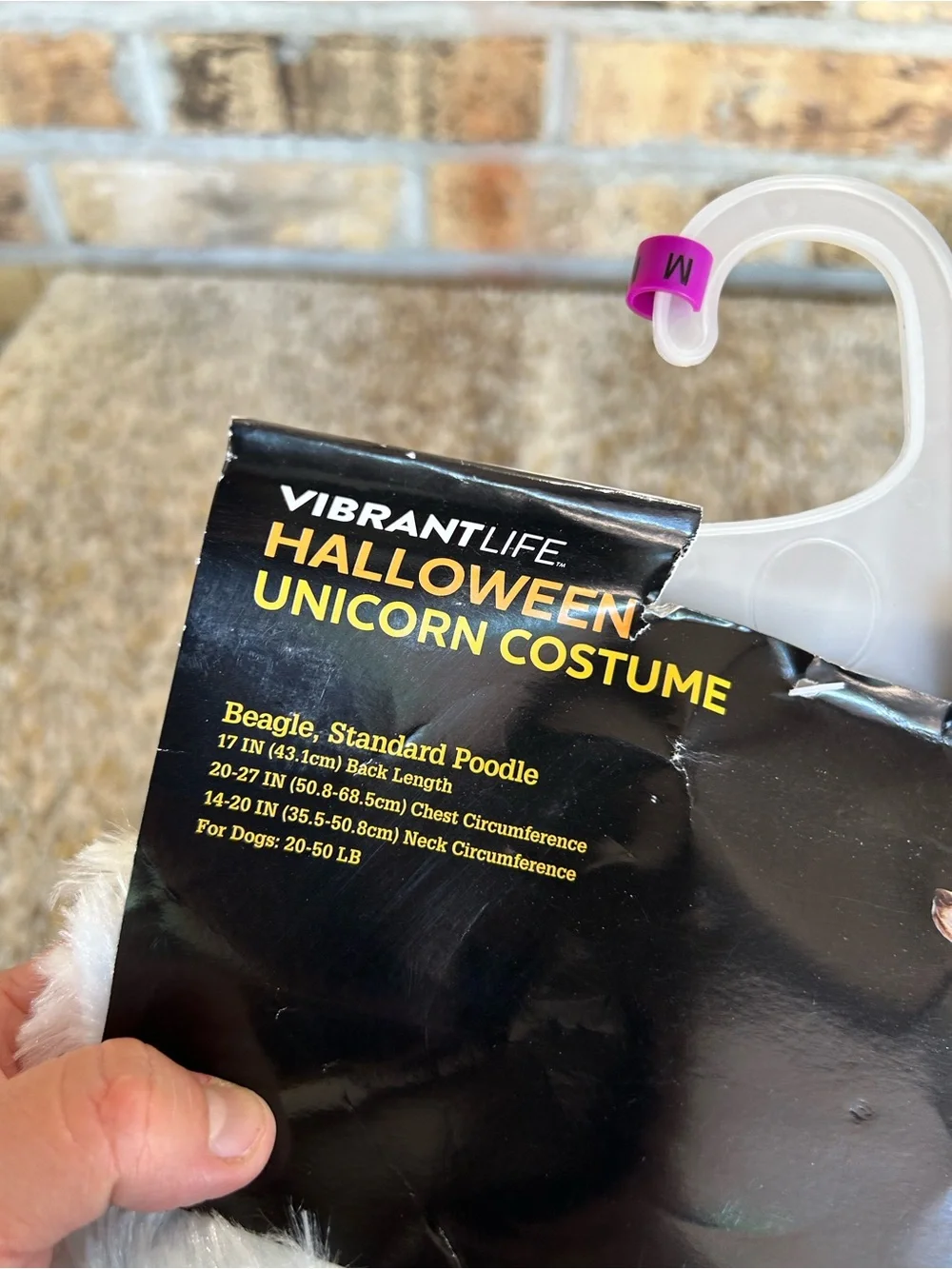 5 for $25🔥Vibrant Life Halloween Unicorn Costume Dog Size 20-50 lbs- New